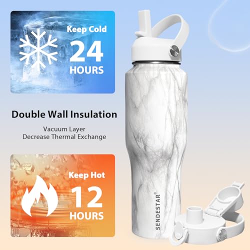 40oz Stainless Steel Water Bottle