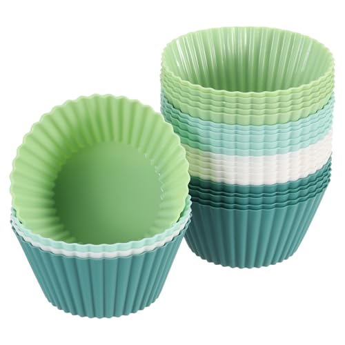 24Pcs Silicone Cupcake Liners
