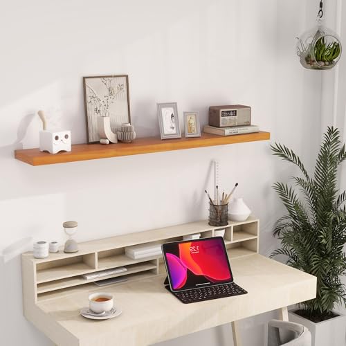 Solid Wood Floating Shelves 48 Inches Long