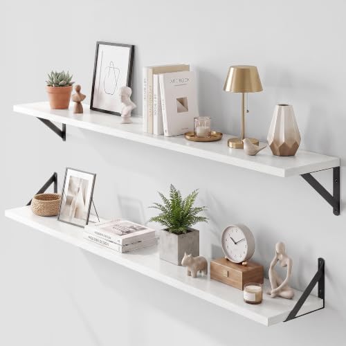 Wall Mounted Floating Shelves Set of 2 (2 Count)