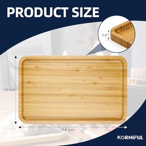 Bamboo Serving Tray (2 Count)