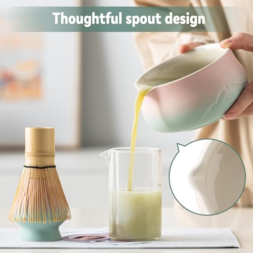 Matcha Whisk Set with Ceramic Matcha Bowl