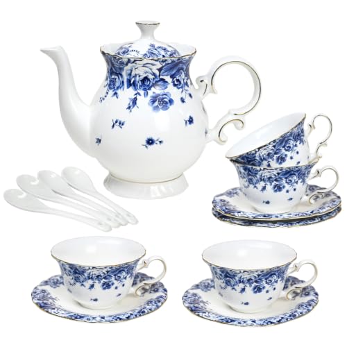 Bone China Tea Set for Adults