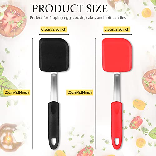 2 Pcs Mini Silicone Cookie Brownie Spatula (2 Count)
