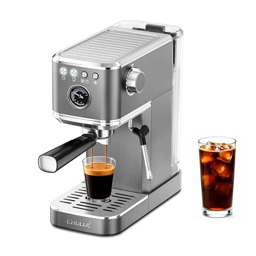 Elite Espresso Coffee Machine with Steam Wand for Cappuccino