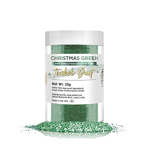 Christmas Green Edible Glitter