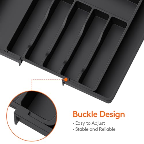 Extra Large Silverware Drawer Organizer