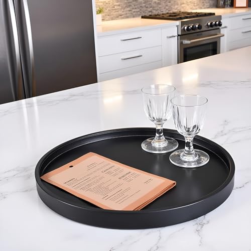 20 Inch Round Ottoman Tray