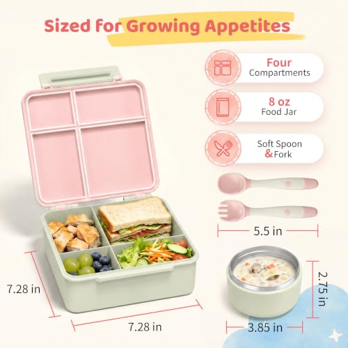 Bento Lunch Box with 8oz Soup Thermo
