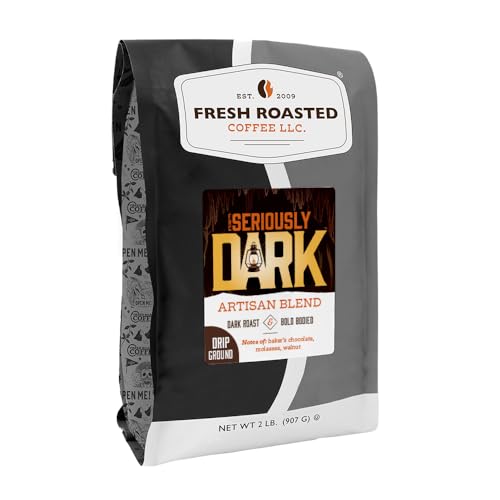Seriously Dark Artisan Blend Drip Ground Coffee (32 Ounce)