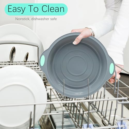 9 Inch Silicone Round Cake Pans (2 Count)