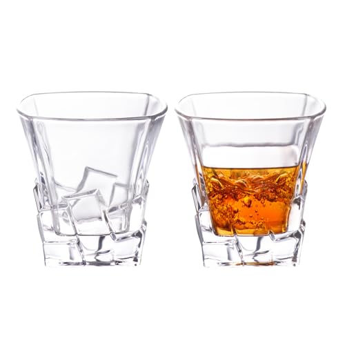 330ml Ice Cube Whiskey Glass