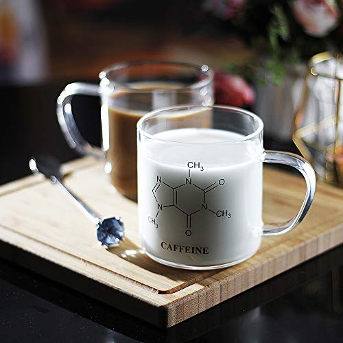 Glass Coffee Mugs (2 Count)