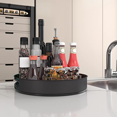 Lazy Susan Stainless Steel Spice Rack Turntable for Pantry Cabinet