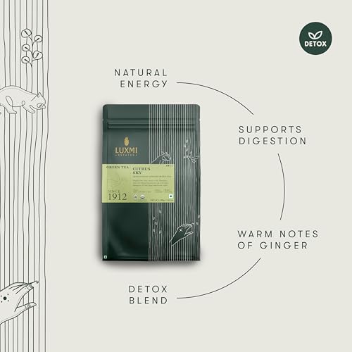 Estates Citrus Sky Lemongrass Ginger Green Tea 200g Loose Leaf Pack (7.0548 Ounce)