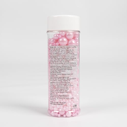 Pink Sprinkles 130g (4.58 Ounce)