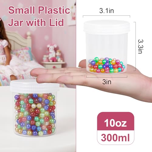 4 Pack 10oz Wide Mouth Travel Containers (4 Count)