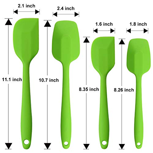 Silicone Spatulas Set (4 Count)