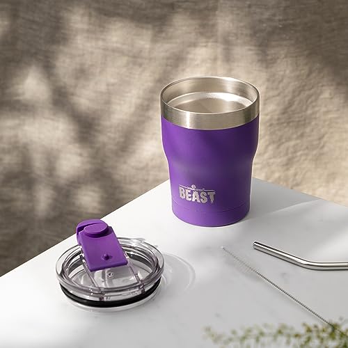 Beast 10 oz Tumbler Stainless Steel Vacuum Insulated Coffee Ice Cup Double Wall Travel Flask