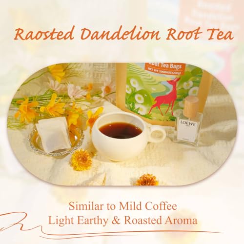 Roasted Dandelion Root Tea Bags 100 Count
