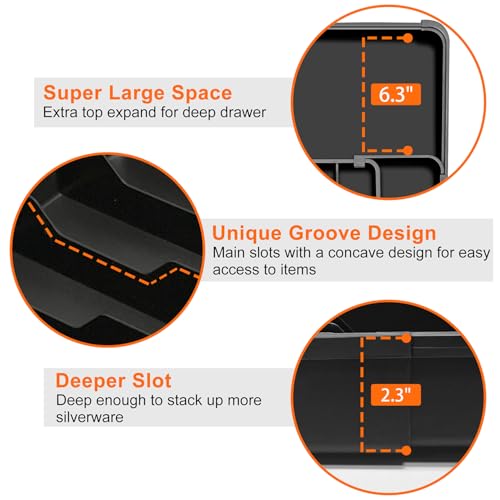 Expandable Silverware Drawer Organizer