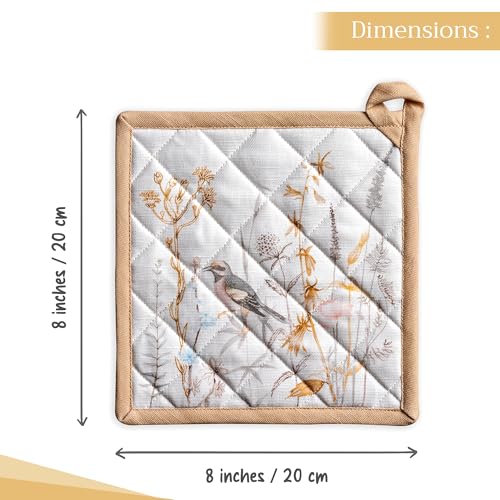 Pot Holders 100% Cotton Potholders (2 Count)