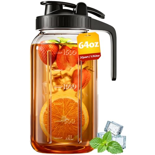 64oz Mason Jar Pitcher