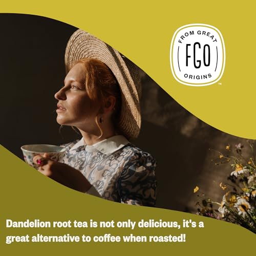 Organic Roasted Dandelion Root Tea (100 Count)