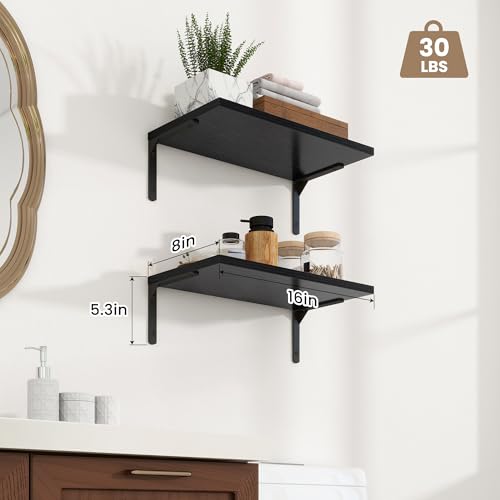 Deep Floating Shelves (2 Count)
