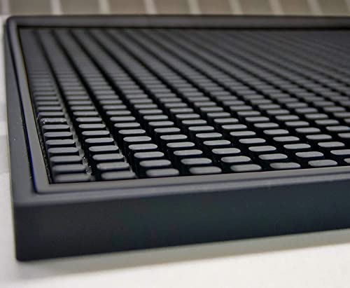 Premium Bar Mat 18in x 12in 1cm Thick Durable and Stylish Service Bar Mat for Spills