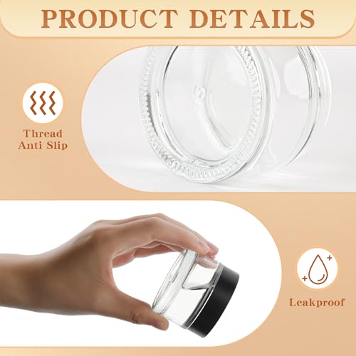 Glass Jars with Lids (24 Count)