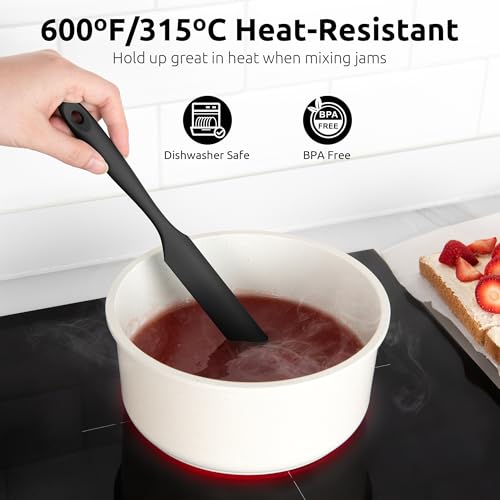 Skinny Silicone Jar Spatula Scraper
