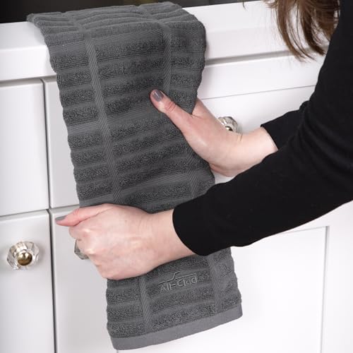 Solid & Coordinate Kitchen Towels (4 Count)