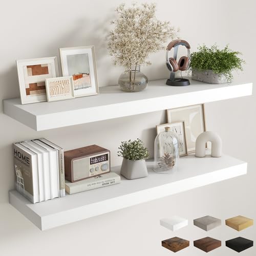 12 Inch Deep Floating Shelves (2 Count)