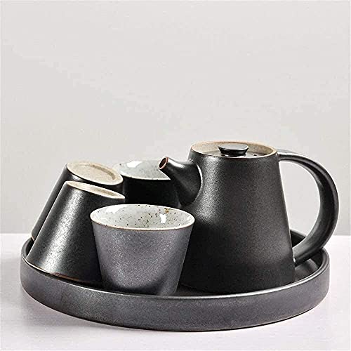 Tea Cup Set Coffee Cups Set Japanese Style Teapot with Handle and Tea Cups Set Service for 4 Adult Beautifully Excellent Home Decor Gift Tea Cup and Saucer Set