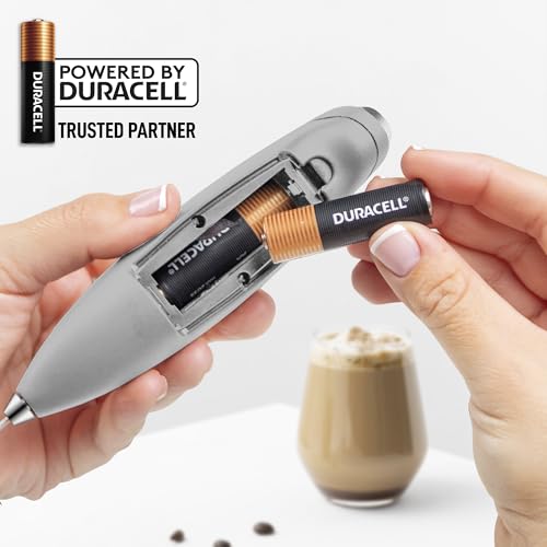 Powerful Milk Frother Wand With Duracell Batteries