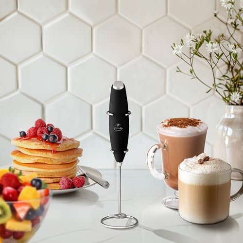 Powerful Milk Frother Wand With Duracell Batteries
