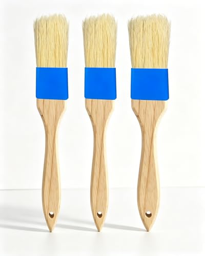 Natural Boar Bristle Pastry Brush (3 Count)