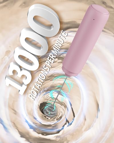 Portable Rechargeable Milk Frother Handheld