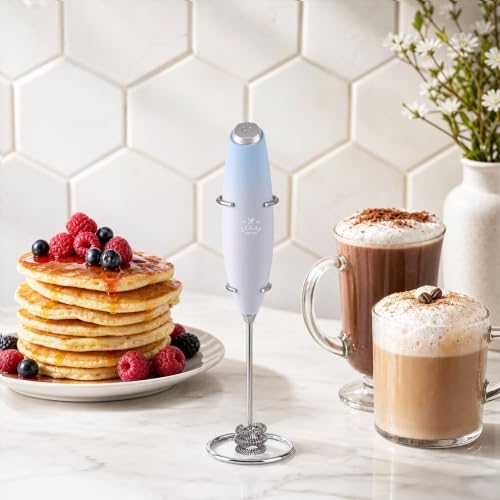 Powerful Milk Frother Wand With Duracell Batteries
