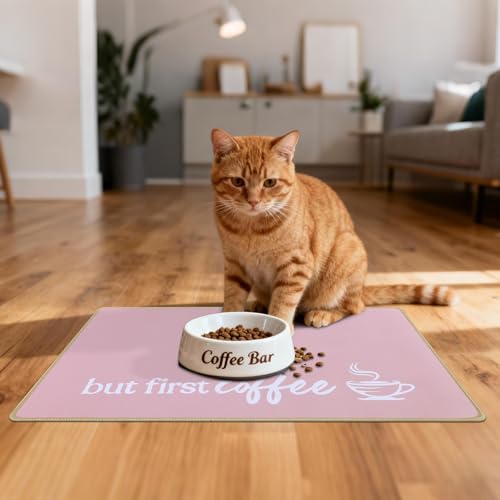 Coffee Mat 2 Pack 12x19 Inch Absorbent Non (2 Count)