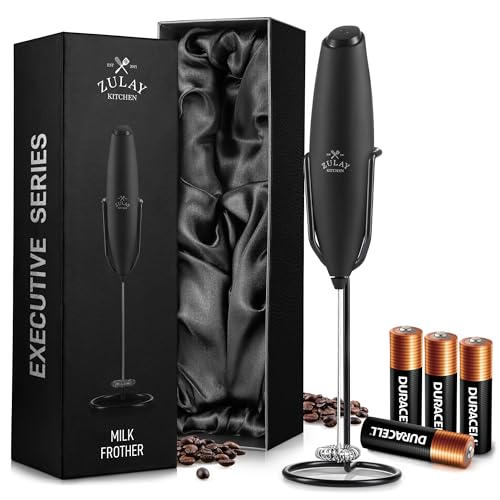 Powerful Milk Frother Wand With Duracell Batteries