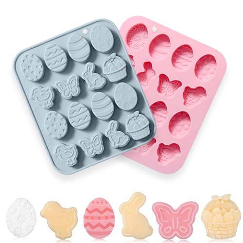 Easter Silicone Candy Molds (2 Count)
