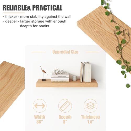 Floating Shelves for Wall (2 Count)