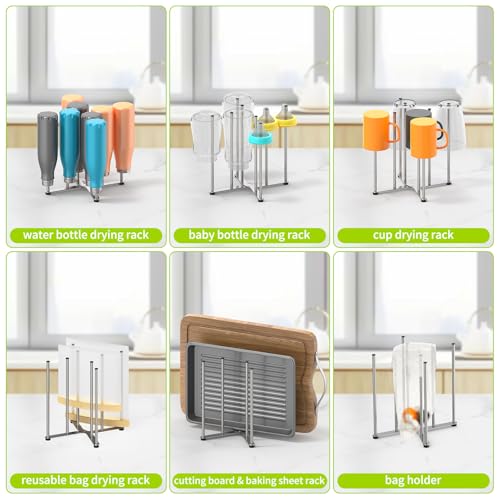 Reusable Bag & Bottle Drying Rack