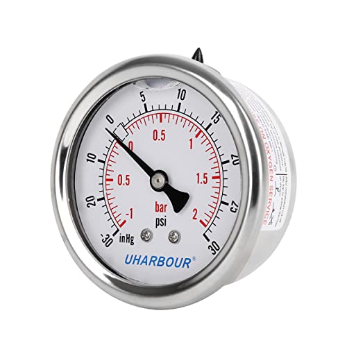 Glycerin Filled Vacuum Pressure Gauge