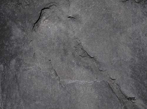 Dark Gray Stone Textured Marble Art Kitchen Glass Cutting Board Modern Decorative Gift Abstract Wavy Contrast Design