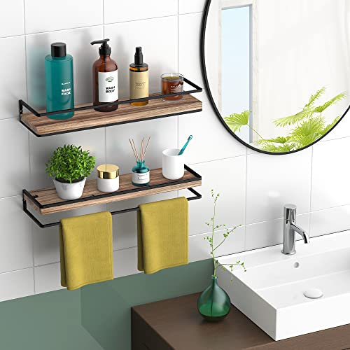 Floating Shelves Wall Mounted Set of 2 (2 Count)
