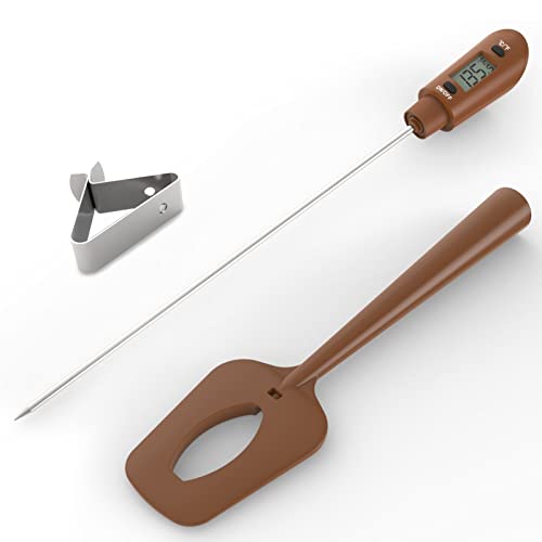 Candy Spatula with Thermometer Built in and Pot Clip