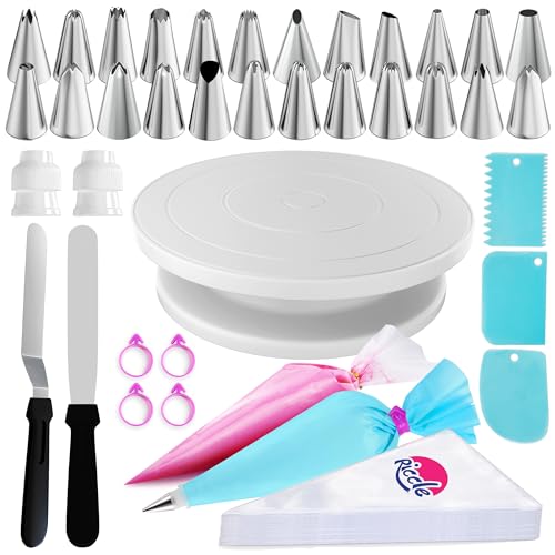88 pc Cake Decorating Kit & Cake Turntable (88 Count)